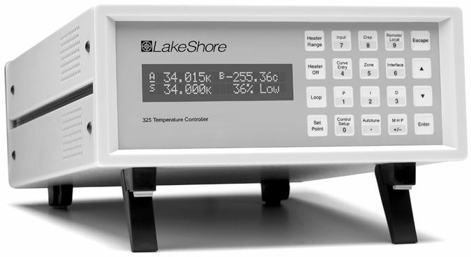 User s Manual Model 325 Temperature Controller Lake Shore Cryotronics, Inc. 575 McCorkle Blvd. Westerville, Ohio 43082-8888 USA E-mail addresses: sales@lakeshore.com service@lakeshore.