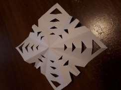 The Mandala Snowflake: We ve all one time in our lives made the paper snowflake (you take
