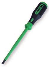 4) mm blade green 210-719 1 Operating tool, with partially insulated shaft, type 2, (3.5 x 0.