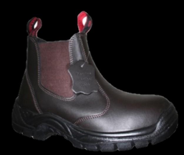 resistant sole * Black * Size 5 14 LUKE Leon * Leather upper