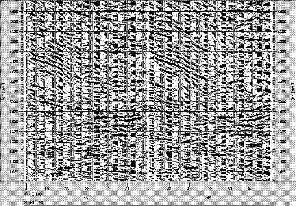 Processing the Teal South 4C-4D Figure 11 Static corrections for hydrophone: second run of hand (left) and first residual (right).