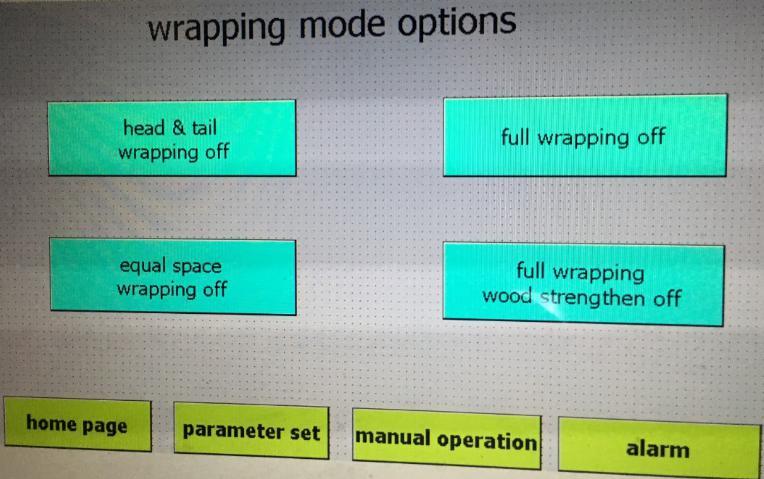Language choice page Wrapping mode options HEAD & TAIL WRAPPING ON/OFF:this mode means just wrap the head and tail of the item. If ON, this mode affects. Click again, it s off.