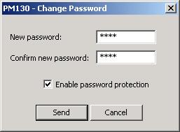 Chapter 5 Configuring T H E P M 1 3 0 P L U S Configuring M E T E R S E C U R I T Y When password protection is enabled, you are not able to change the device settings through the display or