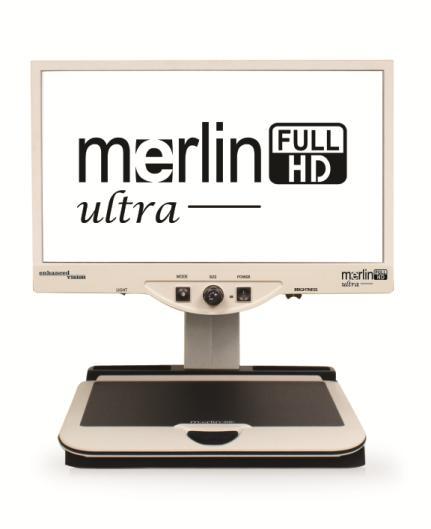 Merlin elite s unique design allows for a wide field of view, displaying more text on the screen. Magnification: 2.