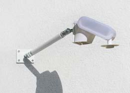 5 Different mounting arms are available from Elsner Elektronik as additional, optional