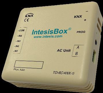 IntesisBx KNX Tshiba AC Digital Inverter & VRF lines 5.