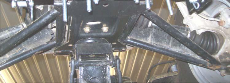 Sportsmans with underbody hump 1. Pre-determine your u-bolt type and mounting location.