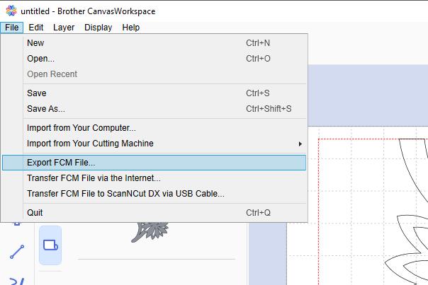 For details on transferring data directly from CanvasWorkspace to a cutting machine, see Sending Data to the Machine on page 8.