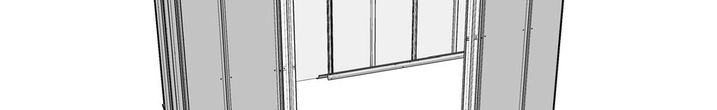 At this point, you will fit the roof brace the ends of which also align with the same center hole and is mounted