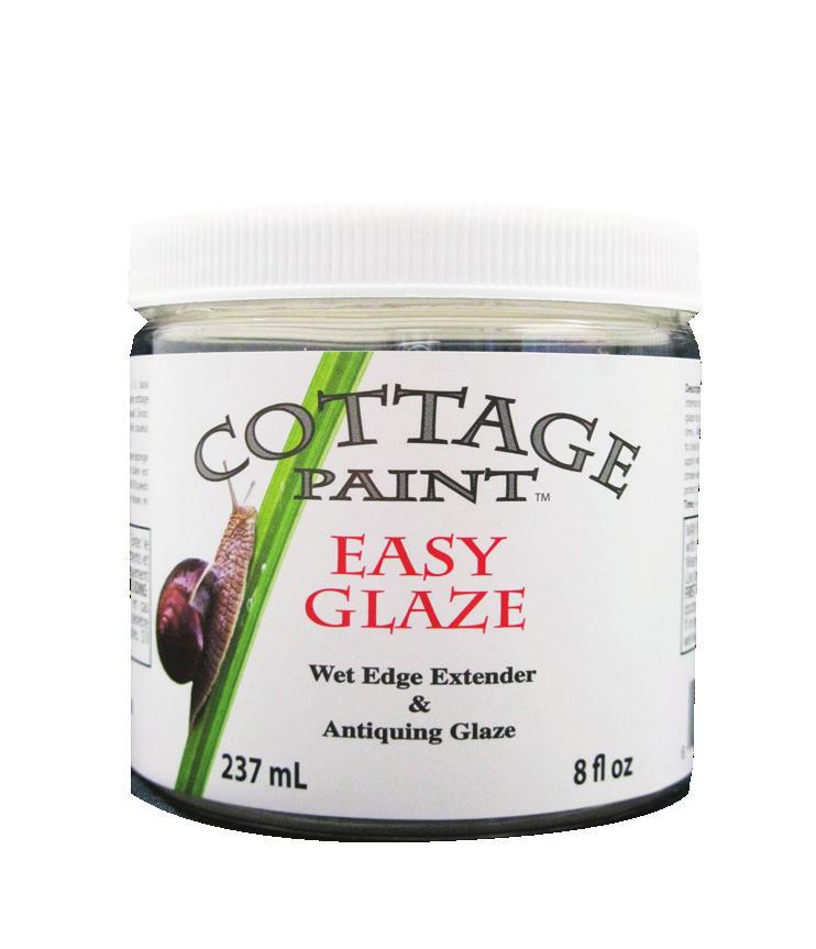 Antique Glaze Used to age the surface and accent ornate detailing on furniture. Available in various colors. Generously apply with a brush or damp sponge.