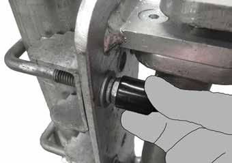 Using a M6 spanner and 4mm hex key, slacken off the locking nut and adjust the grub screws so that the gate leaves meet in the middle. Once centre position is correct, lock off grub screw using nut.