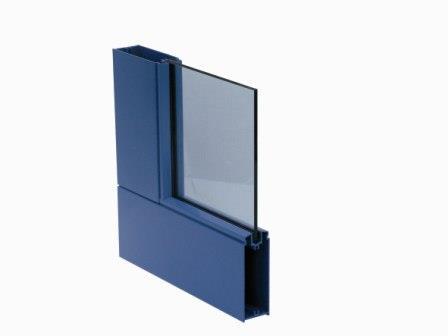 Aluminium Aluminium doors are made from hollow extrusion that is clipped and screwed together.