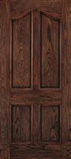 A302 Door, Cashmere Finish, J Glass, (Clear