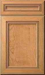 Wood TOULON Flat Center Panel - Solid Wood maple, cherry