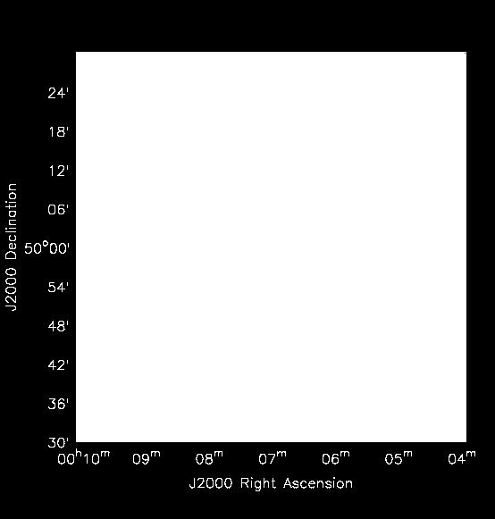 Pointing SelfCal Model image: 59 sources from NVSS. Flux range ~2-200 mjy/beam (Bhatnagar et al.