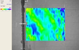 Measurement with laser scanning vibrometer We have been researching the measurement of the sound velocity distribution by reflecting the laser from the laserdoppler vibrometer to a rigid wall and