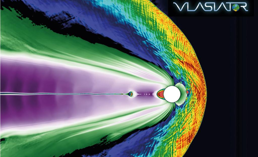 EXPANDING THE FRONTIERS OF FUNDAMENTAL SCIENCES Figure 1: Simulations of space weather are important to understand and in the future increasingly predict how solar eruptions lead to magnetic storms