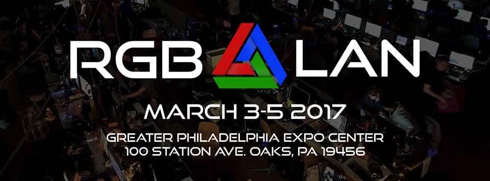 You Said Two LAN Tournaments? Indeed, we did. The second LAN Tournament is RGB LAN, a 180 Gamer LAN in Philadelphia, PA. The event will be held at the same facility that the amazing GXL LAN is held.