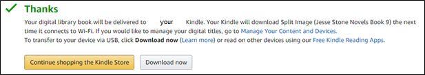 Don t worry about this step; you can manually download the book from any of your Kindle devices regardless of