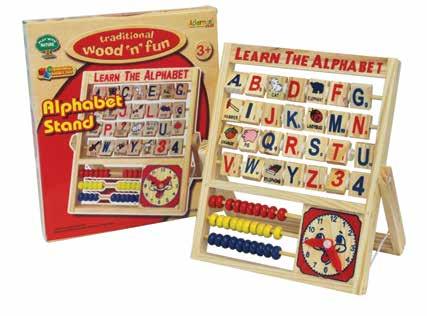Educational Wooden Alphabet Stand
