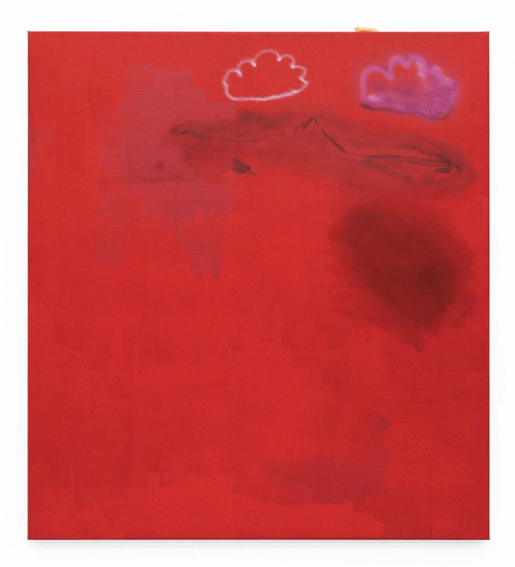 Torben Ribe Untitled (red painting), 2017