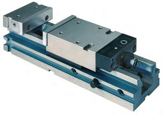 NC power vices RBAW For the universal application on milling machines and machining centers. Horizontal, vertical or side mounting with height adjustment ±0,02.