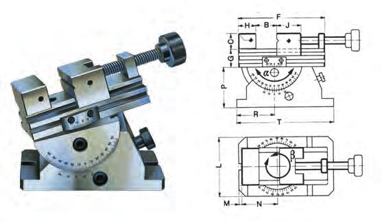 Precision vices PZS Used on grinding, milling and engraving machines, jig boring machines, for measurement and inspection work.