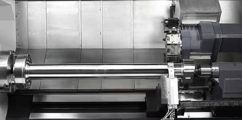 maximize productivity of machining large diameter parts. Z-axis X-axis Y-axis : 200mm (7.9inch) [± 100mm (3.