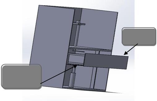Slide Cradle Robotic arm Actuator Figure 3. Top view of the structure. Figure 4.