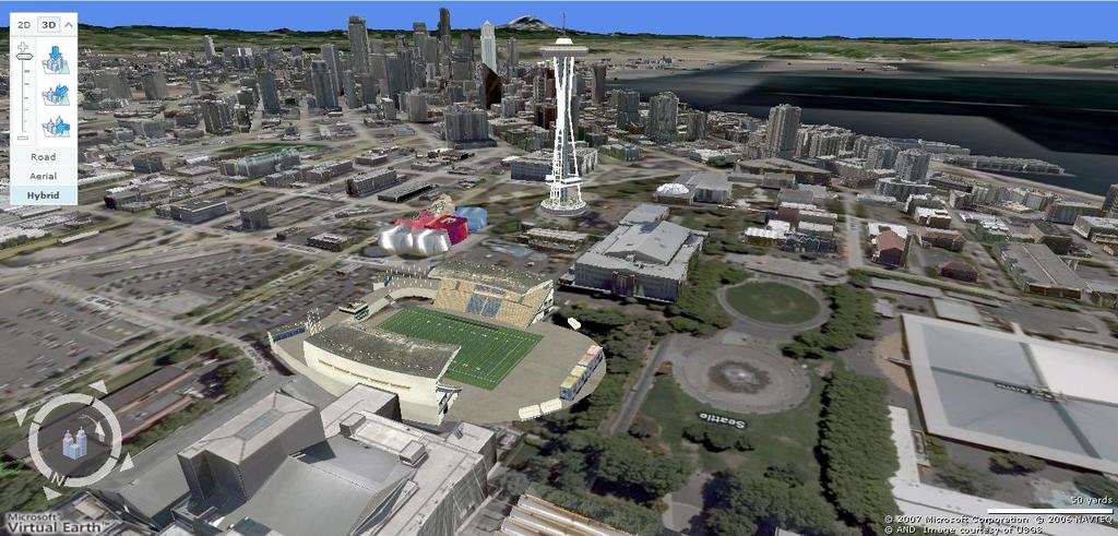 Earth viewers (3D modeling) Image from Microsoft s Virtual