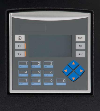 4.0 PLC KEYPAD The controller keypad is your interface to all unit programming and operating functions.