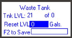 9.4 Emptying Waste Tank To empty a waste tank, proceed as follows: A. Log in to system using PIN code. NOTE: Only Managers may access this function. B. Go to (3) System Setup in main menu. C.