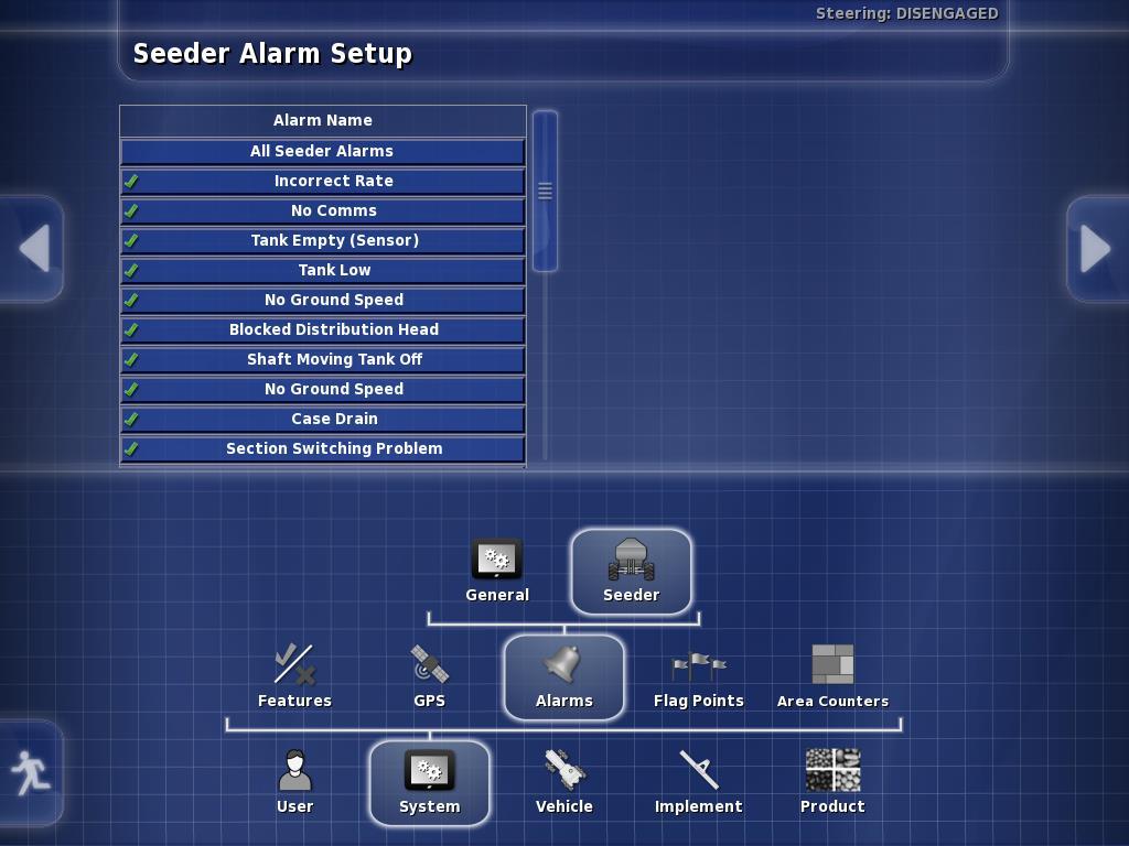 Seeder Alarms - All the alarms for the