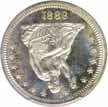By this time, the opportunity to find a mint state example was greatly reduced & it is quite fortunate that a piece such as this still exists. #231664 $9995.00 1942/1-D. PCGS. MS-65. FB. CAC.