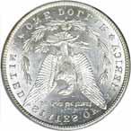 Devices are well struck with sharp layered breast feathers across the eagle. The lowest mintage O mint in the series with a mere 300,000 pieces minted and tough in all grades........ #202950 $4689.