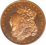 Extremely rare as are all $20 gold coin patterns. This example is struck in copper w/a reeded edge. Just 2 are known plus another example known that is struck in aluminum (J-1382).