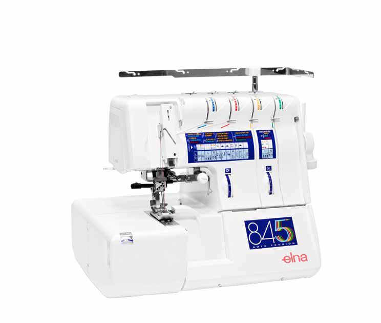 ETEND RANGE ADDING A PROFESSIONAL FINISH WITH A VERSATILE ETEND OVERLOCK OR COVERLOCK MACHINE Ideally used together with a traditional sewing machine, elna etend overlock and coverlock machines are