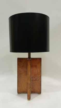 VENEER TABLE LAMP Price includes a black and a white shade Code: 301779 Shade: