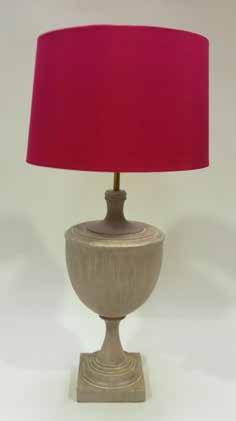 Original Price 445 NOW 195 each URN LAMP BASE Finish: Rhino Lahar