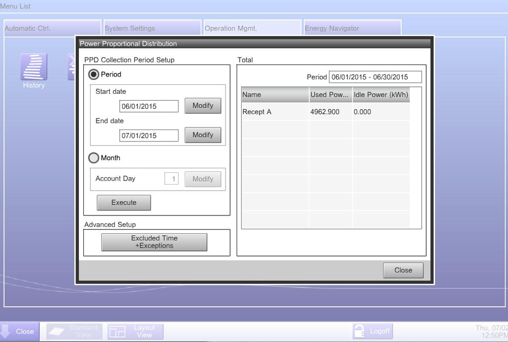 7.2 Accessing PPD Results Data from the intelligent Touch Manager The PPD results data (Microsoft Excel.