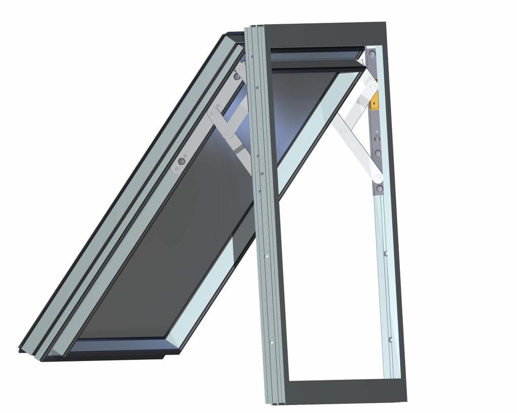 WV410 OPERABLE VENT INSTALLATION INSTRUCTIONS Section IX Vent Sash Removal and Adjustment Unlock sash and open the operable vent sash far enough to expose the hinge attachment screws (#STT5) at the