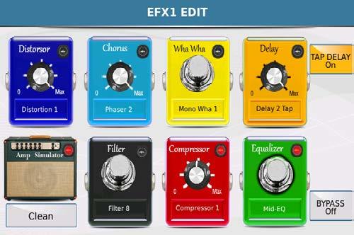 GUITAR EFFECTS AND STOMP BOXES (ALL IN YOUR SD90) You can now leave your effects and stop boxes at home as we have