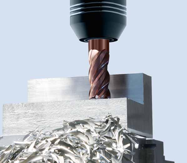 E compact is perfect for precise and fast metal cutting even for roughing applications.
