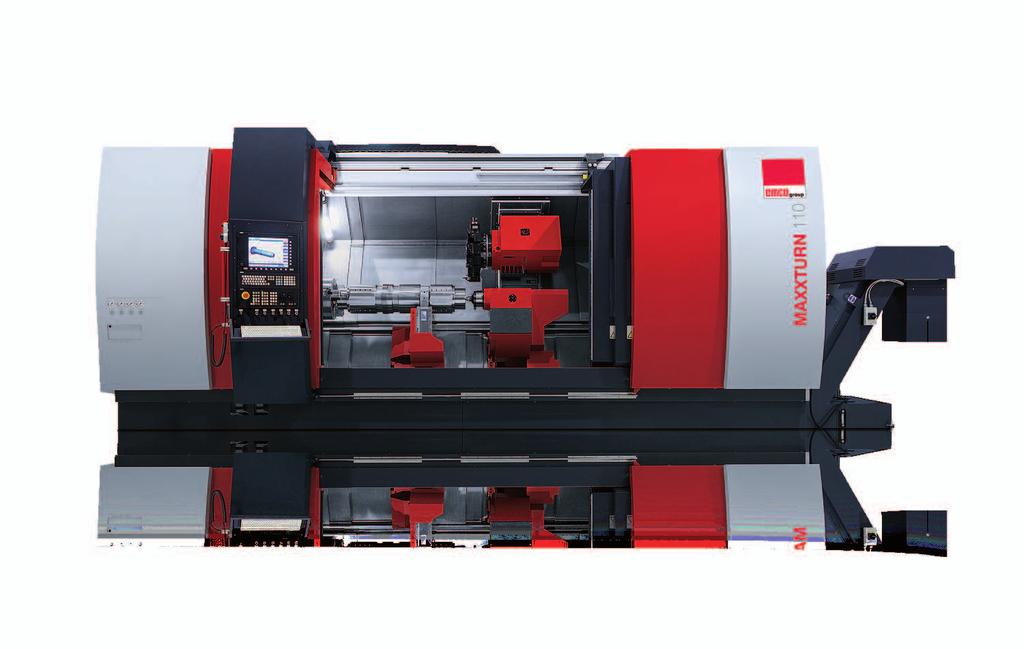 EMCO MAXXTURN Maxxturn is suitable for part lengths of up to mm and a turning diameter of 6 mm and can handle turning and milling operations involving heavy