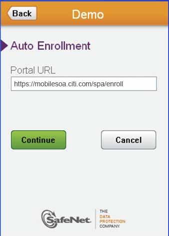 Android Windows Phone ios BlackBerry You will then be prompted with Auto Enrollment.
