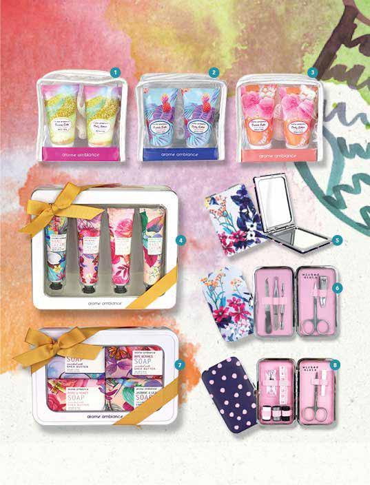 Stocking Fillers 1 Arome Ambiance Bath & Body Gift Set Candy Sparkle - $12.95. 2 Arome Ambiance Bath & Body Gift Set Tropical Punch - $12.95. 3 Arome Ambiance Bath & Body Gift Set Peach Sorbet - $12.