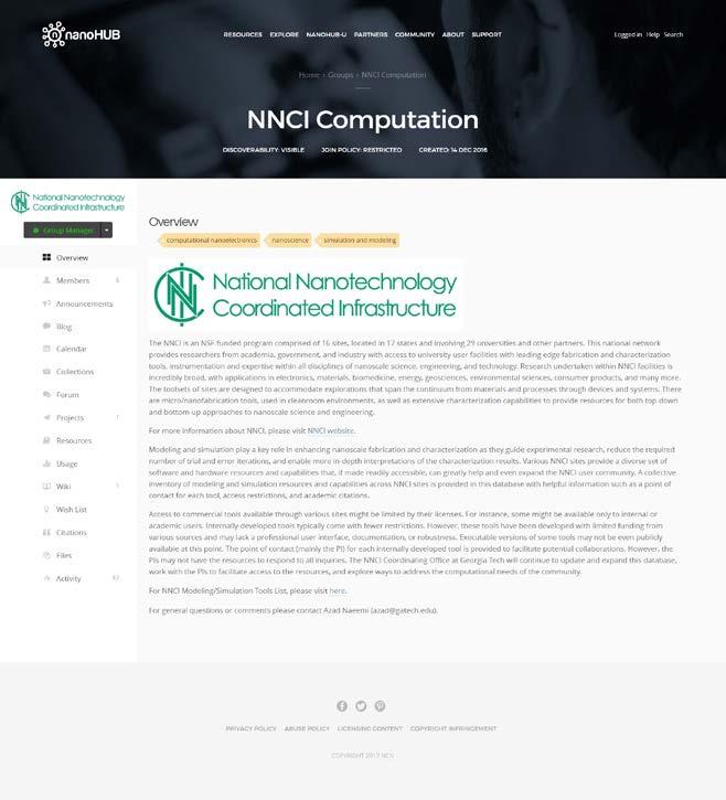 NNCI Computation