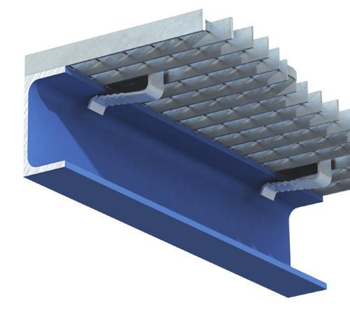 Type GF3030 Floor Fixings 5 Type GF3030 Spring Steel, Sheraplex A grating clamp for instant installation requiring no tools. For parallel flanges only.