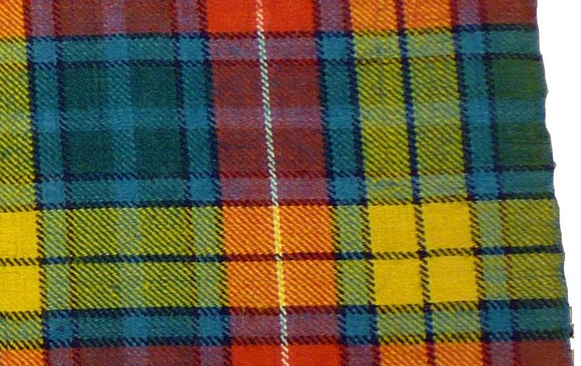 THE SETTING Asymmetric designs often cause confusion and the Buchanan tartan is no exception. In this case the confusion goes back to the first known recording, that by Logan.