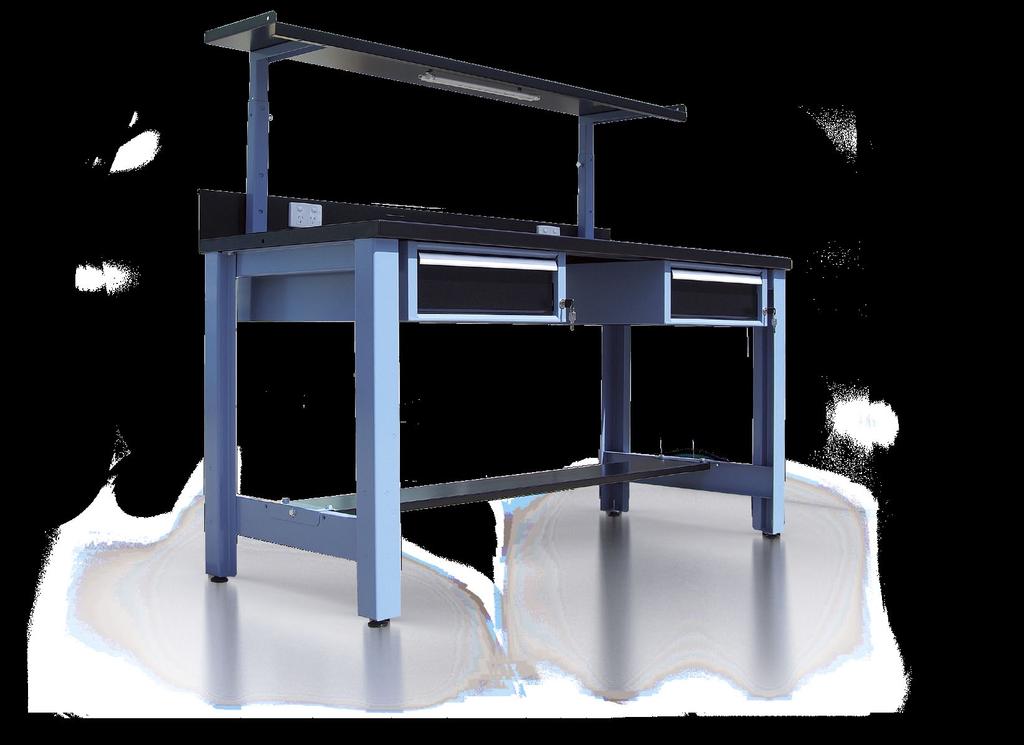 DURABLE. RELIABLE. STRONG... BOSCOTEK Industrial Workbenches are designed to support high loads and accommodate heavy-duty applications.